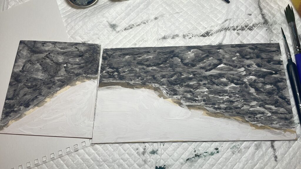 自作の水彩背景画